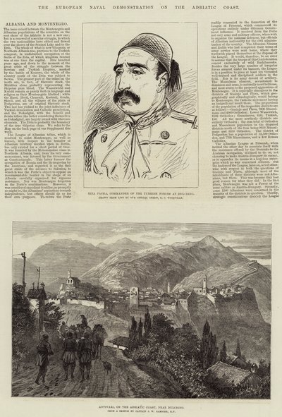 La démonstration navale européenne sur la côte adriatique - Richard Caton Woodville junior